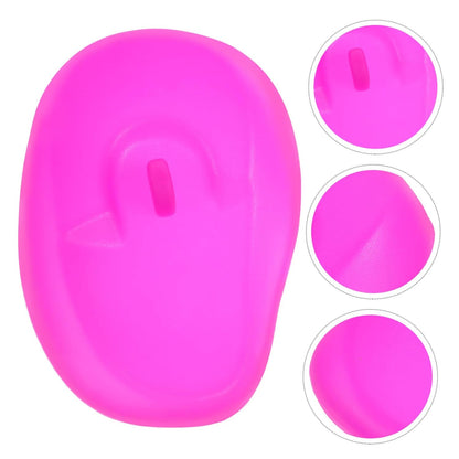 6 Pcs Hair Dyeing Ear Covers Hairdressing Ear Protectors Wax Hair Coloring Ear Protectors Hair Dye Brush and Bowl Kit Hair Foil Concert Purple